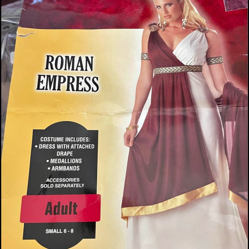 COPY - Roman empress costume with accessories size small